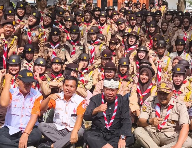 808 Anggota Pramuka Majalengka Ikuti JOTA-JOTI 2026 dengan Materi AI dan Literasi Media