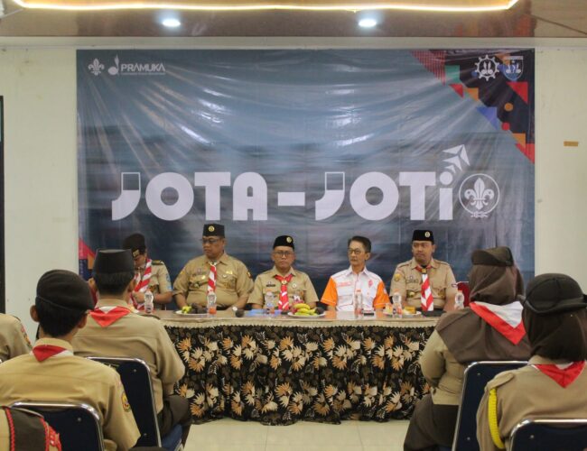 Diikuti 275 Peserta dari 11 Kwarran, Kwarcab Depok Gelar JOTA JOTI 2026 di Gedung Pramuka.